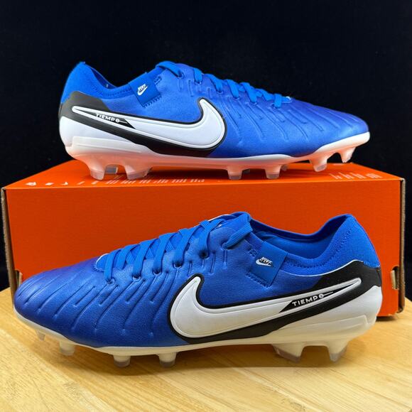 Nike Tiempo Legend 10 Pro FG Solar White DV4333-400 Men’s Size 8.5